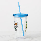 Astronaut Acryltrinkbecher (Links)
