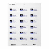 Astronaut Adressaufkleber (Vorne)