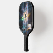 Astronaut Adrift Beneath the Cosmic Pickleball Sun Pickleball Schläger (Links)