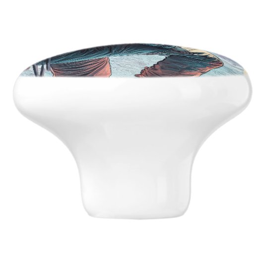 Astronaut Adventure Keramikknauf (Seitenansicht)