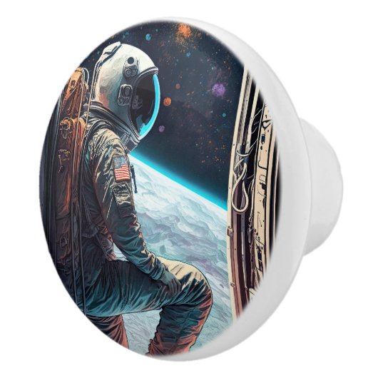 Astronaut Adventure Keramikknauf (Rechts)