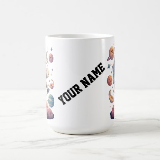 Astronaut Adventure Mug – Exploring the Galaxy Kaffeetasse (Mittel)