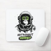 Astronaut-Affen-Cool-Computer Mousepad (Mit Mouse)
