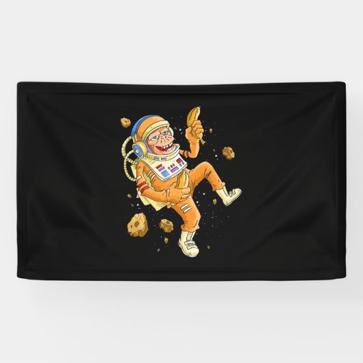 Astronaut-Affenraum Banner (Horizontal)