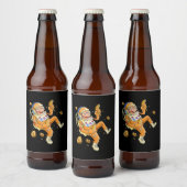 Astronaut-Affenraum Bierflaschenetikett (Flaschen)