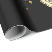 Astronaut-Affenraum Geschenkpapier (Rolleneckpunkt)