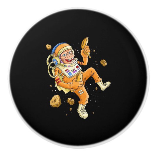 Astronaut-Affenraum Keramikknauf (Vorderseite)