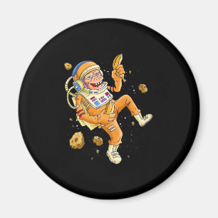 Astronaut-Affenraum Magnet