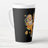 Astronaut-Affenraum Milchtasse (Linke Ecke)