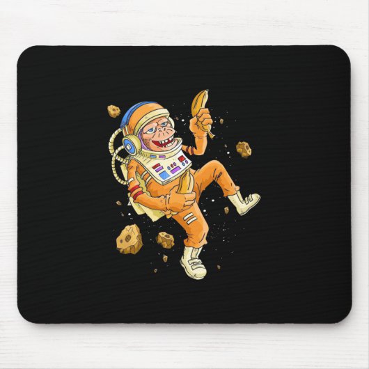 Astronaut-Affenraum Mousepad (Vorne)