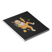 Astronaut-Affenraum Notizblock (angewinkelt)