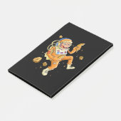 Astronaut-Affenraum Post-it Klebezettel (angewinkelt)
