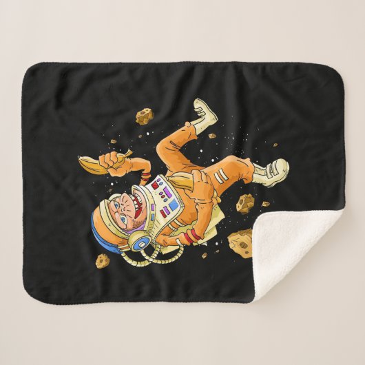 Astronaut-Affenraum Sherpadecke (Vorderseite (Horizontal))