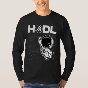 Astronaut Algorand Algo Coin Hodl to Moon Cryp T-Shirt