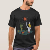 Astronaut Alien Beach T-Shirt (Vorderseite)