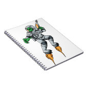 Astronaut Alien SciFi Space Ufo Notizblock (Rechte Seite)