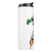 Astronaut Alien SciFi Space Ufo Thermosbecher (Nach links gedreht)