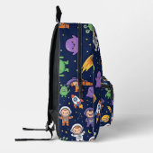 Astronaut Alien Space Rucksack – Raketenmuster (Links)