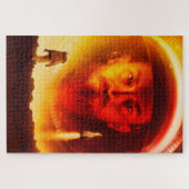 Astronaut allein auf Mars Puzzle (Horizontal)