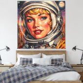 ASTRONAUT ALPHA 2 LEINWANDDRUCK (Insitu (Schlafzimmer))