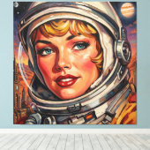ASTRONAUT ALPHA 2 LEINWANDDRUCK (Insitu (Holzboden))