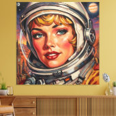 ASTRONAUT ALPHA 2 LEINWANDDRUCK (Insitu (Wohnzimmer))