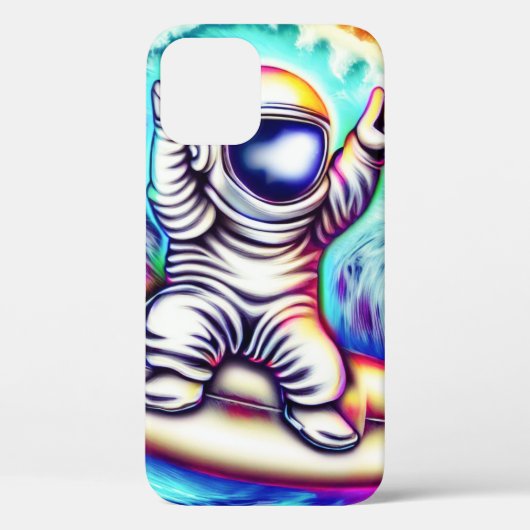 ASTRONAUT AND HIS COSMIC SURFING ADVENTURE Case-Mate iPhone HÜLLE (Rückseite)