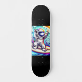 ASTRONAUT AND HIS COSMIC SURFING ADVENTURE SKATEBOARD (Vorderseite)