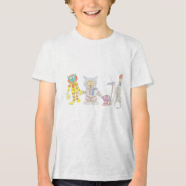 Astronaut Animals Tri-Blend Shirt