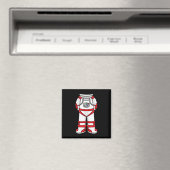 Astronaut Anzug Head Cool Space Rocketman Hallowee Magnet (In Situ (Geschirrspüler))