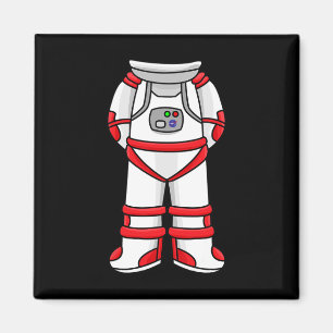 Astronaut Anzug Head Cool Space Rocketman Hallowee Magnet