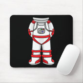 Astronaut Anzug Head Cool Space Rocketman Hallowee Mousepad (Mit Mouse)