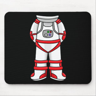 Astronaut Anzug Head Cool Space Rocketman Hallowee Mousepad