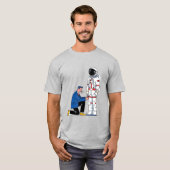 Astronaut Anzug Tailor Minimalistisch Unisex T - S T-Shirt (Vorne ganz)