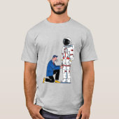 Astronaut Anzug Tailor Minimalistisch Unisex T - S T-Shirt (Vorderseite)