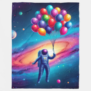 Astronaut Art Fleecedecke