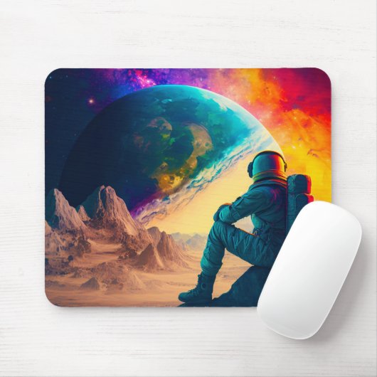 Astronaut Art Mousepad (Mit Mouse)