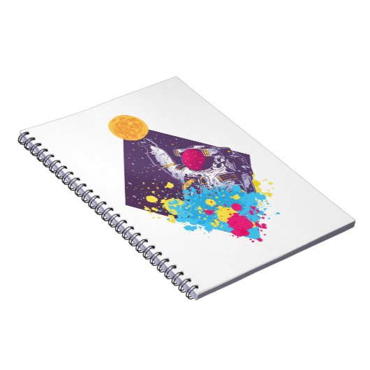 Astronaut Art Notizblock (Rechte Seite)