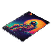 Astronaut Art Notizblock (Linke Seite)