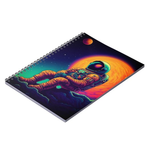 Astronaut Art Notizblock (Linke Seite)