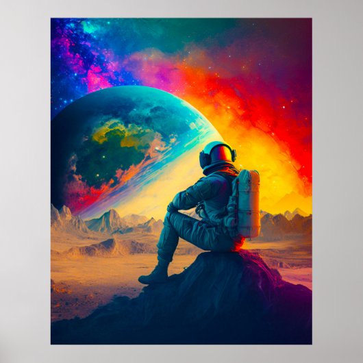 Astronaut Art Poster (Vorne)