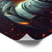 Astronaut Art Poster (Ecke)