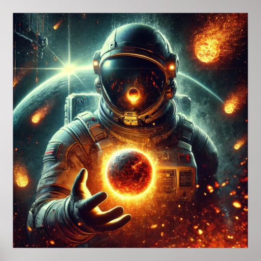 Astronaut Art Poster (Vorne)