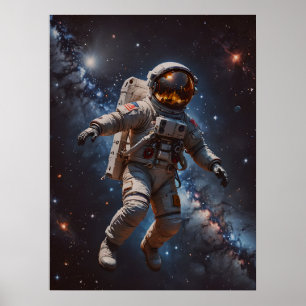 Astronaut Art Poster