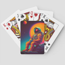Astronaut Art Spielkarten
