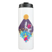 Astronaut Art Thermosbecher (Vorderseite)