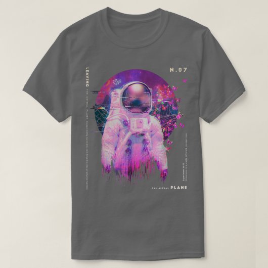 Astronaut Astral Space T-Shirt (Design vorne)