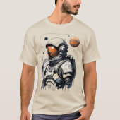 Astronaut auf dem Mars T - Shirt (Vorderseite)