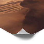 Astronaut auf dem mistischen Planeten Poster (Ecke)