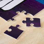 Astronaut auf dem Mond Weltraumjunge Puzzle (Seite)